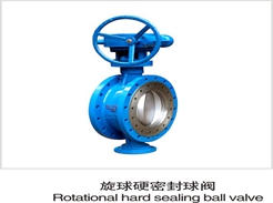 雙向硬碰硬旋球閥